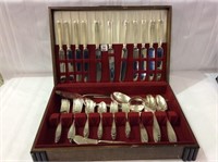 Set of Lady Doris Silver Plate Flatware in