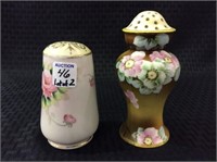 Lot of 2 Hand Painted Floral Painted