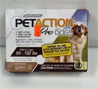 PetAction Pro for Large Dogs 4 Doses