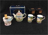 Group Including Sadler England Bermuda Teapot