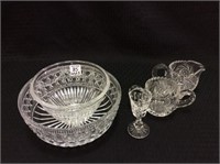 Lot of 5 Glassware Pieces  Including 2-