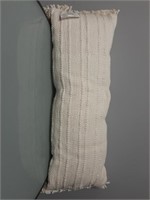 Threshold Accent Pillow 14" x 36" - Creme color