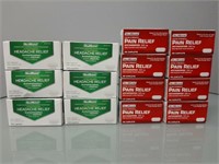 Lot of 14 ValuMeds Pain Relievers