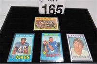 Early 70's Football Gale Sayers, Archie Manning RC
