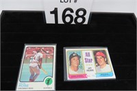 73 Topps #130  Pete Rose & 74 # 336 Crooked Print