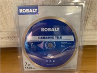 Kobalt 7” ceramic saw blade