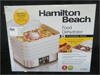 HAMILTON BEACH FOOD DEHYDRATOR W 5 TRAYS