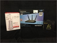 MOUSE - CABLE MODEM - WIFI ROUTER