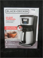 BLACK & DECKER 12 CUP THERMAL COFFEE MAKER