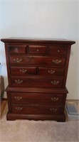 Kling Colonial High Boy Dresser, 8 Drawers