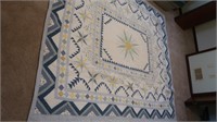 Quilt, Reversible, 3 Shams, 88 x 95