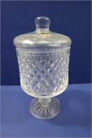 Cavau Irish Crystal Pedestal Candy Jar