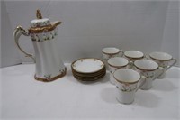 Hand Painted Nippon Coffee/Tes Set