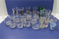 Barware Lot: Beer Glasses, HiBall Glasses, Shots,