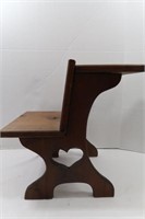 Small Wooden School Desk 11 x 15 x 15.5