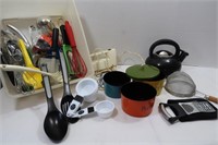 Kitchen Lot - Measuring Cups, Hand Mixer,