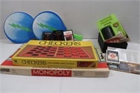 Game Lot - Atari Video Games, Monopoly, Checkers