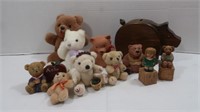 Wooden Bear Bank, Teddy Bear Lot