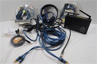 Box Lot - Head Phone and Cables