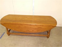 Drop Leaf Wooden Coffee Table