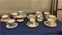 Collection of tea cups and saucers more not