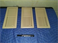Three Vent Covers
