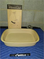 Pampered Chef Baking Dish & Cookie Press