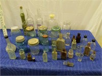 Vintage Glass Bottles & Mason Jars