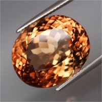 Natural Brazil Imperial Champagne Topaz 23.32 Cara