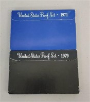 1971 & 1979 US Mint Proof Sets