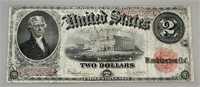 1917 $2 Legal Tender Note V.G. Large Size