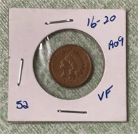1909 Indian Head Penny VF