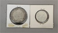 1960 1 & 2½ Gulden Netherlands Silver Coins
