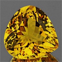 Natural AAA Golden Yellow Citrine 19 MM(Flawless-V