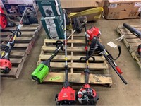 Used and salvage weed wacker lot