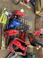 Used and salvage leaf blower pallet lot