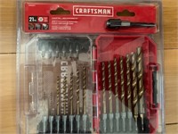 Craftsman 21 pc drill/driver accessories set