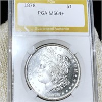 1878 Morgan Silver Dollar PGA - MS64+