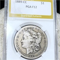 1889-CC Morgan Silver Dollar PGA - F12