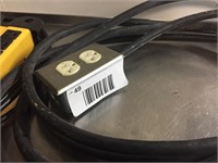 Double Plug Extension Cord & Power Bar