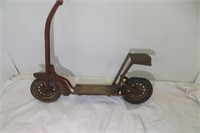 Vintage Ride On Metal Scooter