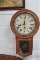 Ansonia Clock Company 30 .5" high, works