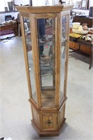 3 SIDED CHINA CABINET