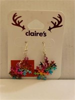 Claire's Snowflake Earrings