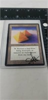 Signed Magic Card Pyramids 6 Amy Weber