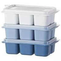 Modi MiniBox Ice Maker Tray 3pcs/6 Cubes