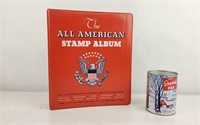 Album de timbres The All American, 1977