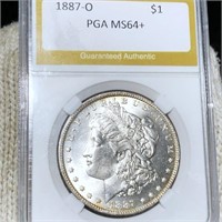 1887-O Morgan Silver Dollar PGA - MS64+