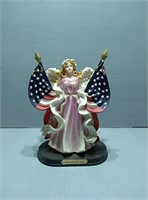 Goldenvale collections angel with American flag