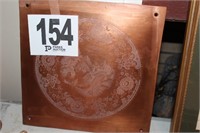 Etched Copper Plate (12x12" Square)